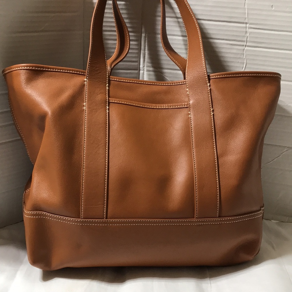 J Crew Montauk leather extra large tote. NWT